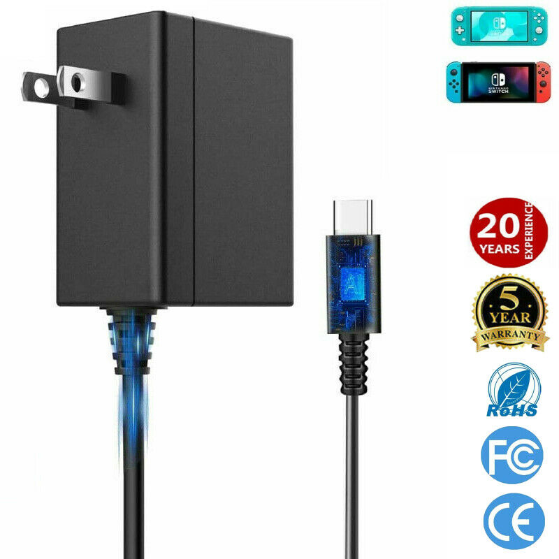 Wireless Controller for Nintendo Switch Gamepad Adapter Power Supply