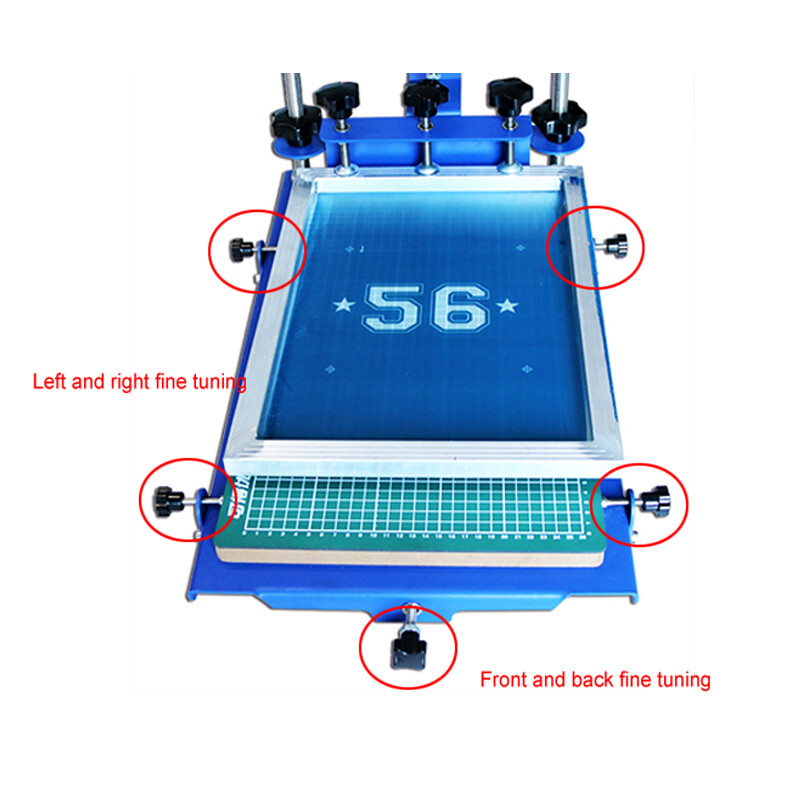1 Color Screen Printing Machine Press Printer Clamp Micro-registration DIY Tool