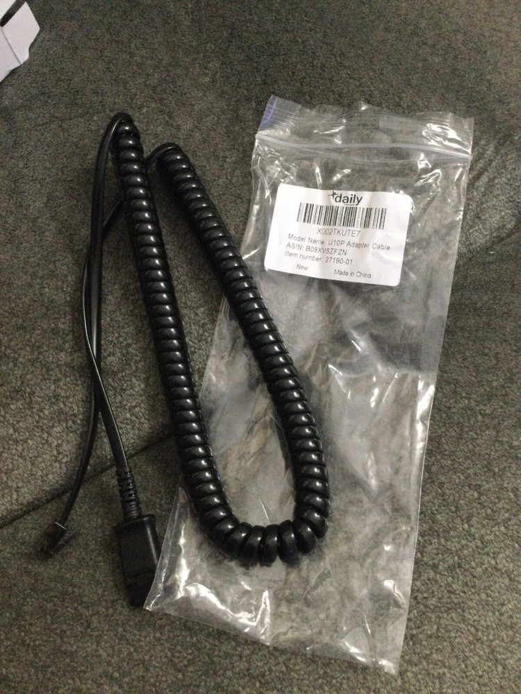 New Daily Headset U10P Adapter Cable