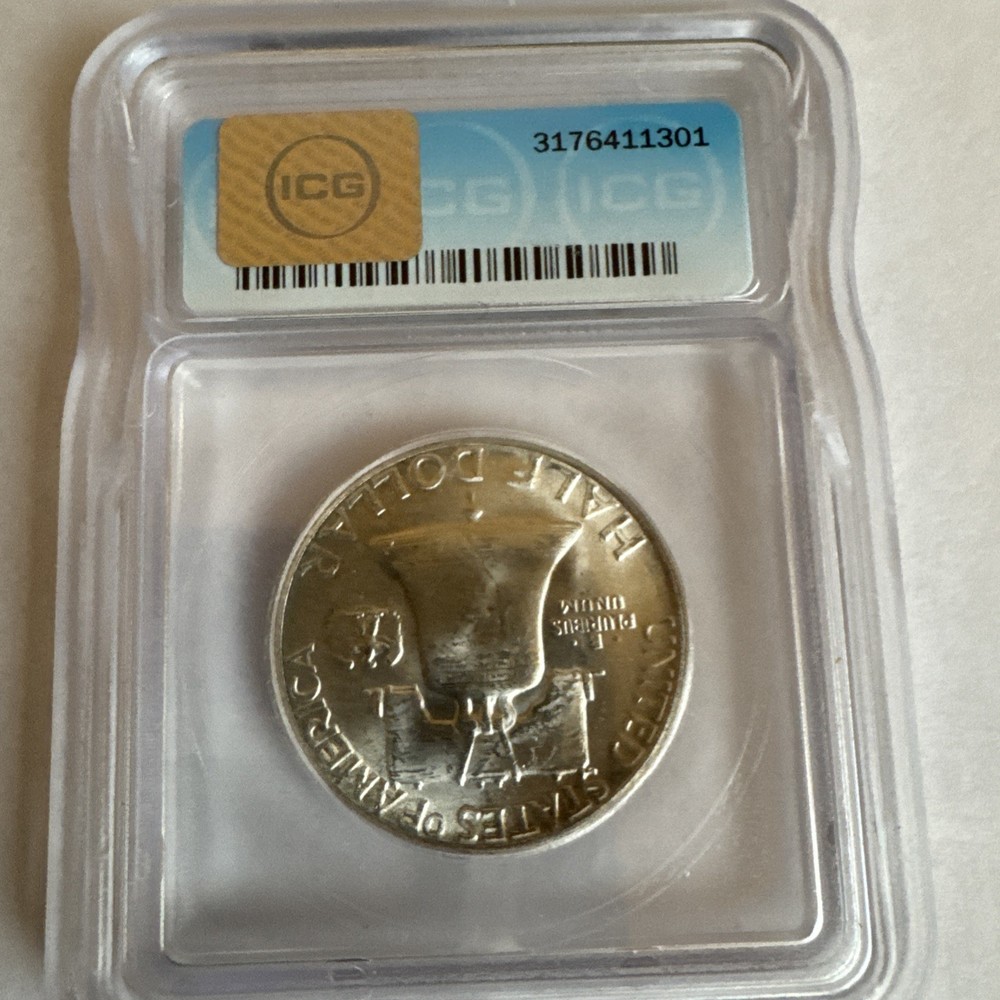 1955 Franklin Half Dollar Bugs Bunny MS64+ ICG