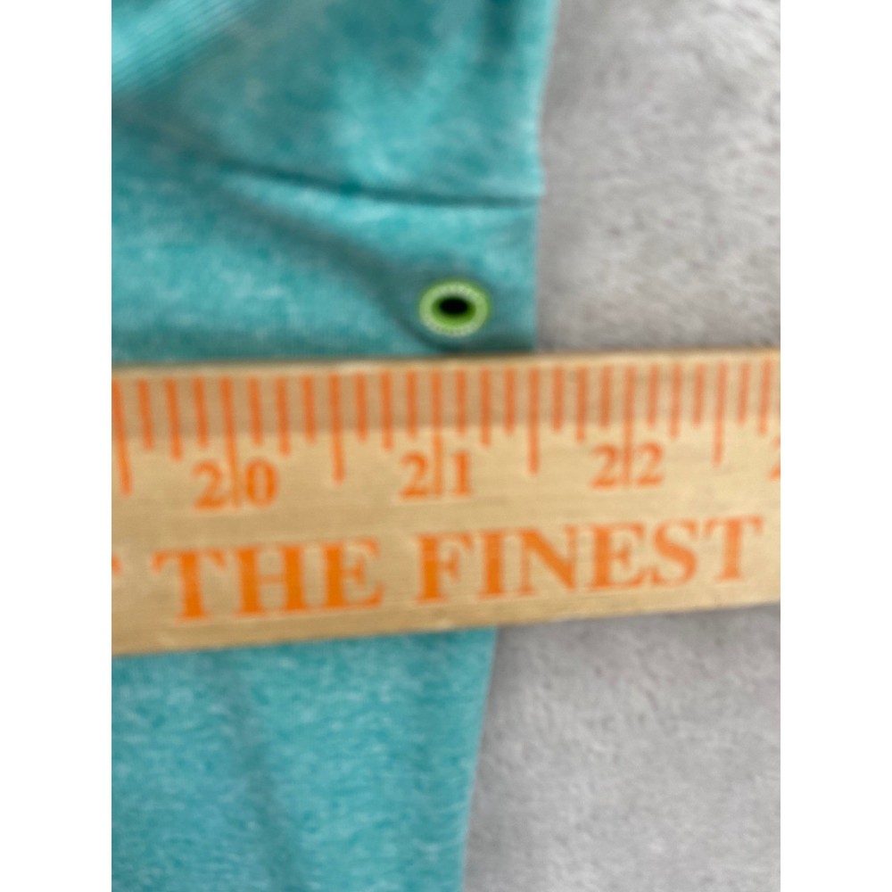 William Murray Golf Quarter Zip Pullover Mens Medium Teal Heather Performance M