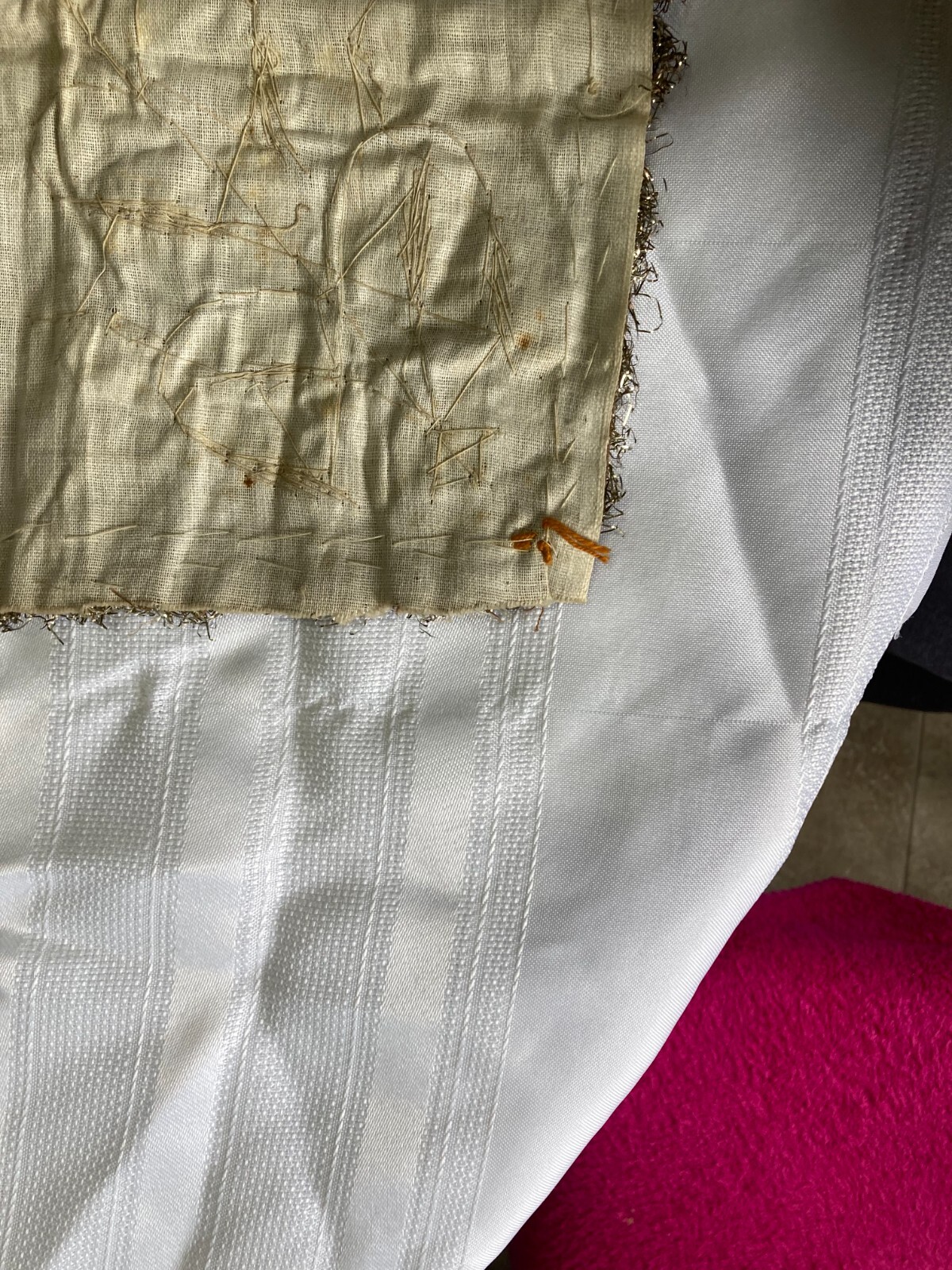 RARE WWII 1944 CBI CHINA BURMA INDIA HUMP PILOT BULLION WALL HANGING