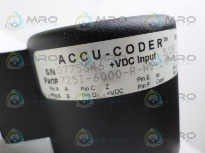 ACCU-CODER 725I-6000-R-HV-1-F-2-S-N ENCODER NSNP