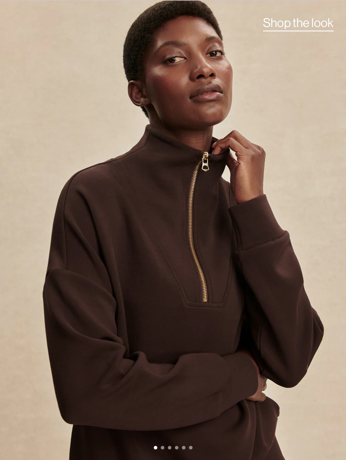 Varley Hawley Half-Zip Sweat - CHOOSE SIZE - CHOOSE COLOR - BRAND NEW