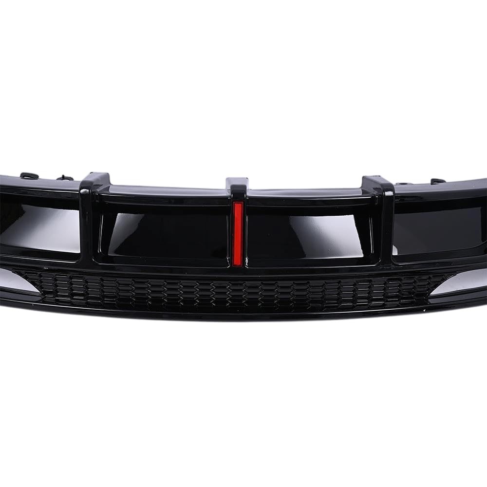 Rear Bumper Diffuser Kit for Model 3 2024-2025 Gloss Black with Light
