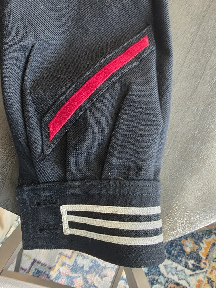 Vintage Navy Uniform Wool 2 Piece