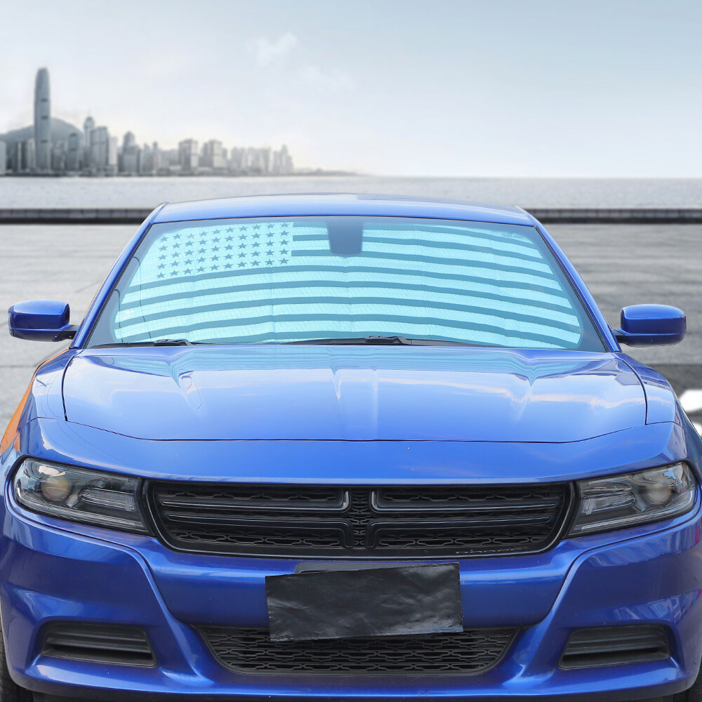 Foldable Windshield Sunshade UV Ray Reflector Visor Protector for Dodge Charger
