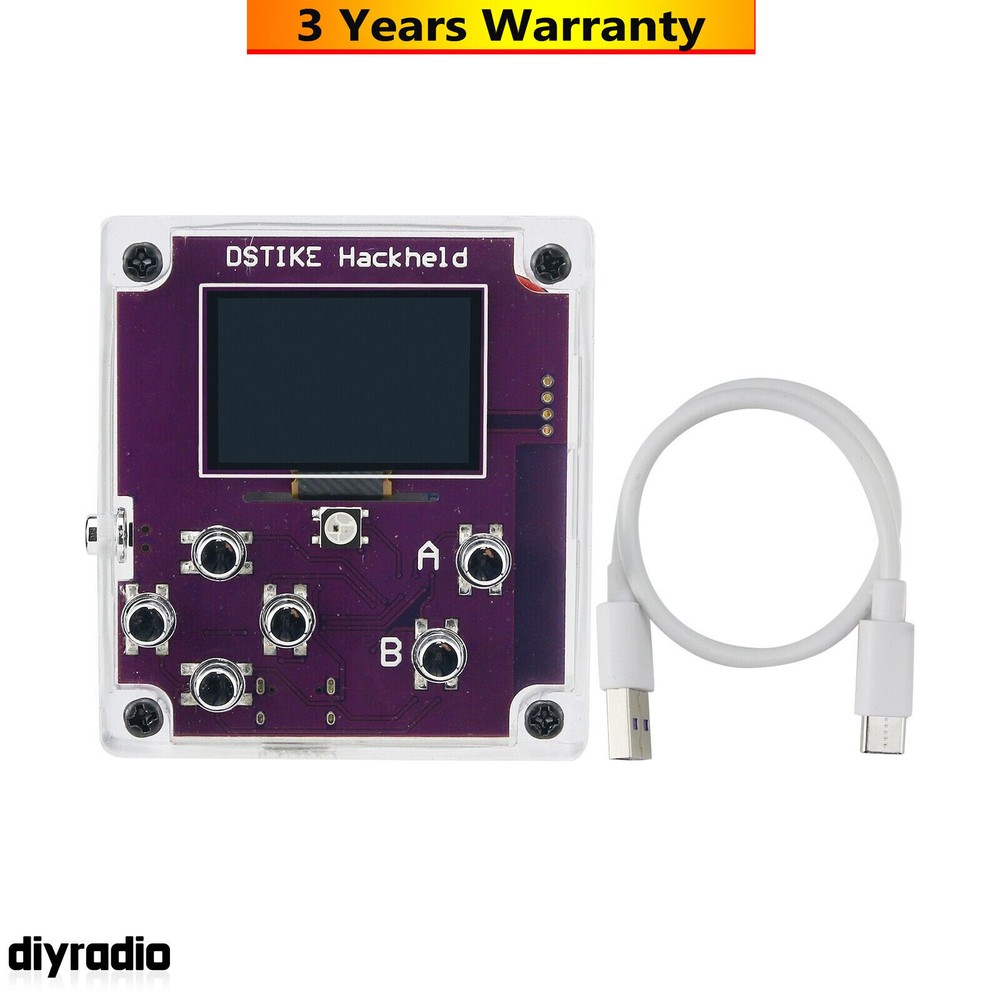 DSTIKE Hackheld Game Console Open Source Hackable w/ ESP8266 Deauther Software