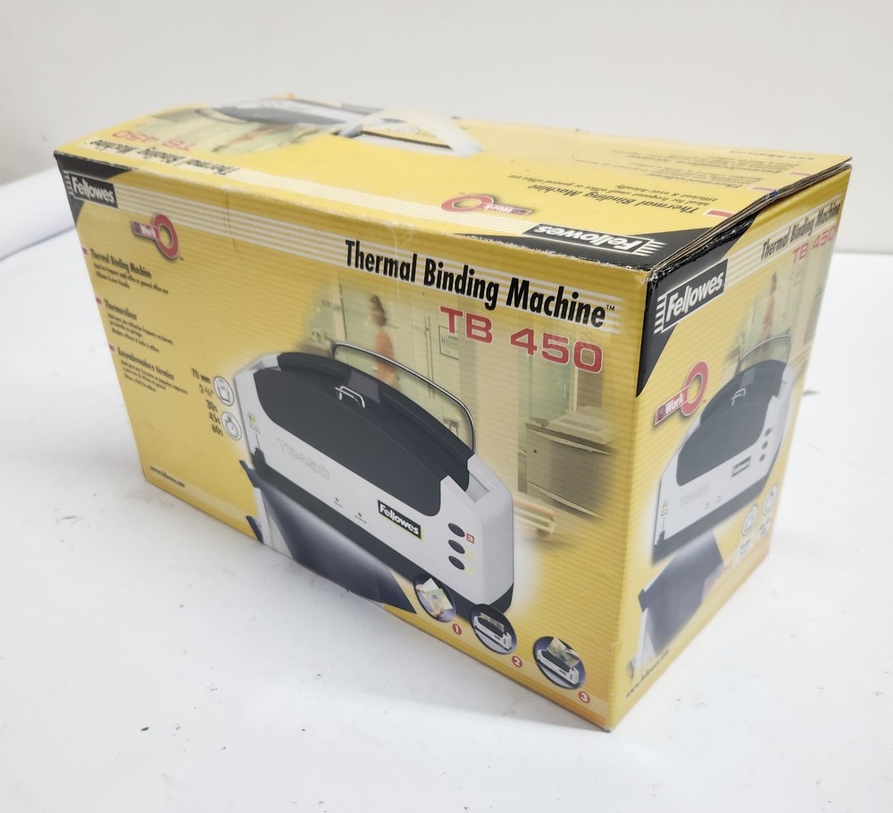 NEW! ~ Fellows TB450 Thermal Binding Machine