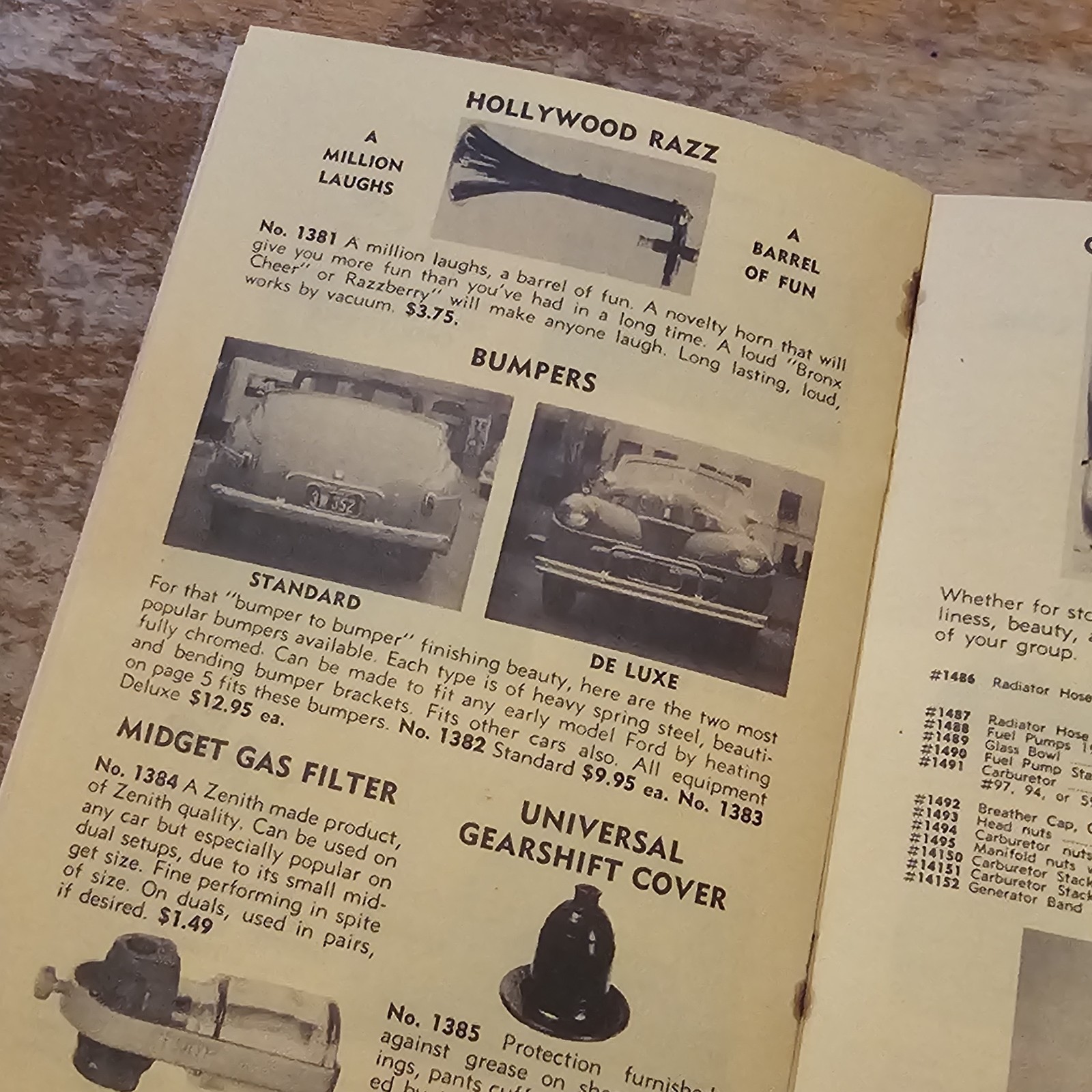 1948 Eastern Auto Accessories Catalog hot rod custom speed shop Cal auto ford V8