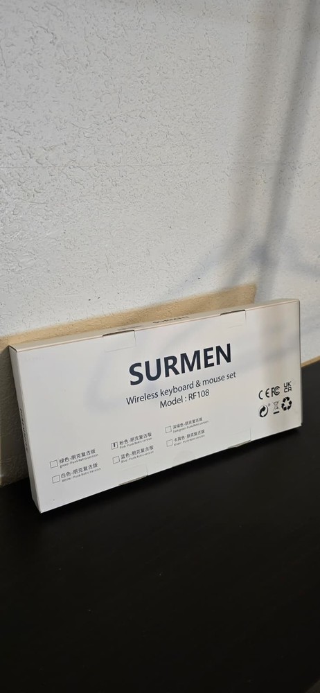 Backlit Wireless Pink Keyboard and Mouse | Wireless | PC & Laptop