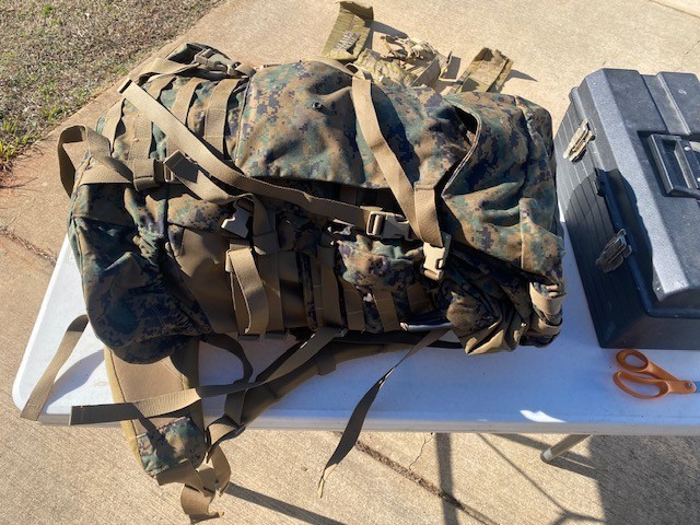 Large military backpack
