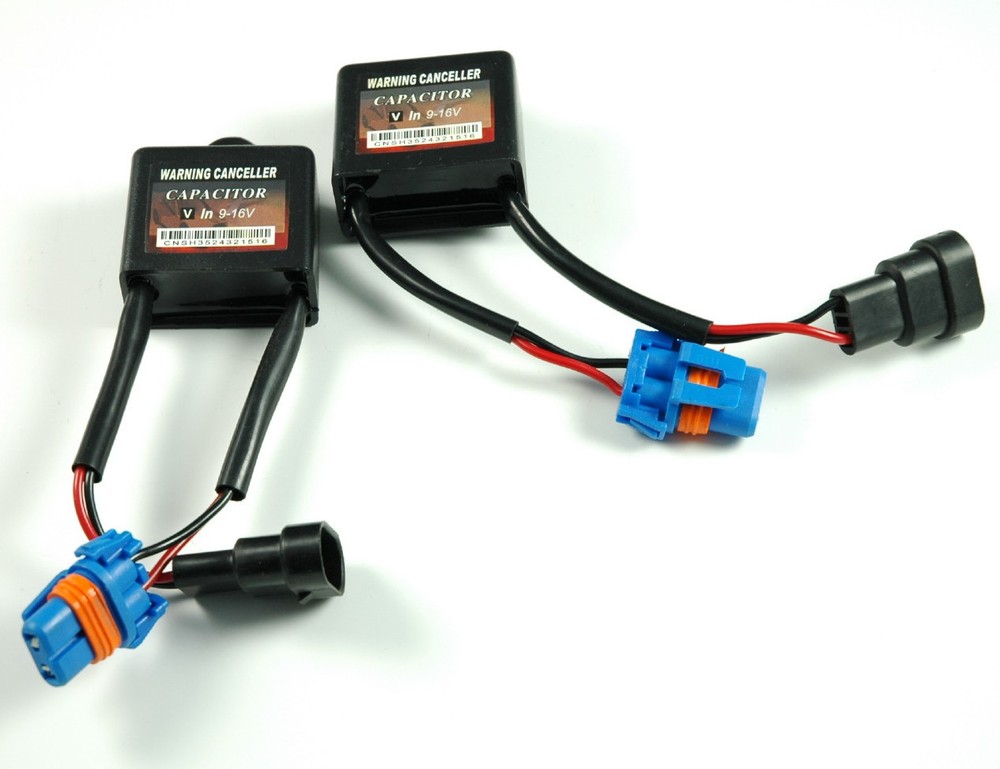 2px Xenon HID ERROR WARNING CANCELLER CAPACITOR BULB ANTI-FLICKER DECODER Chevy