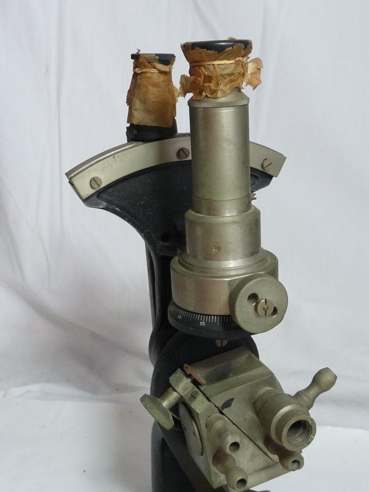 microscope antique vintage collectible Wakasa Optics microscope