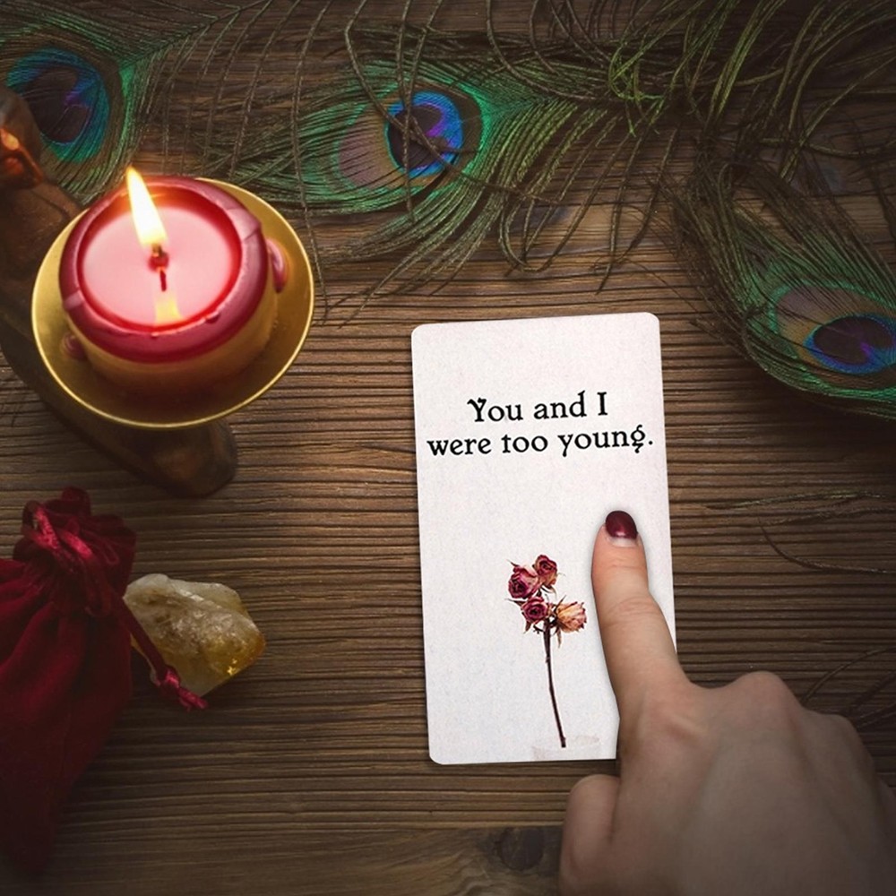 Hide Truth Oracle Card English Version Iron Box Mysterious Tarot Deck
