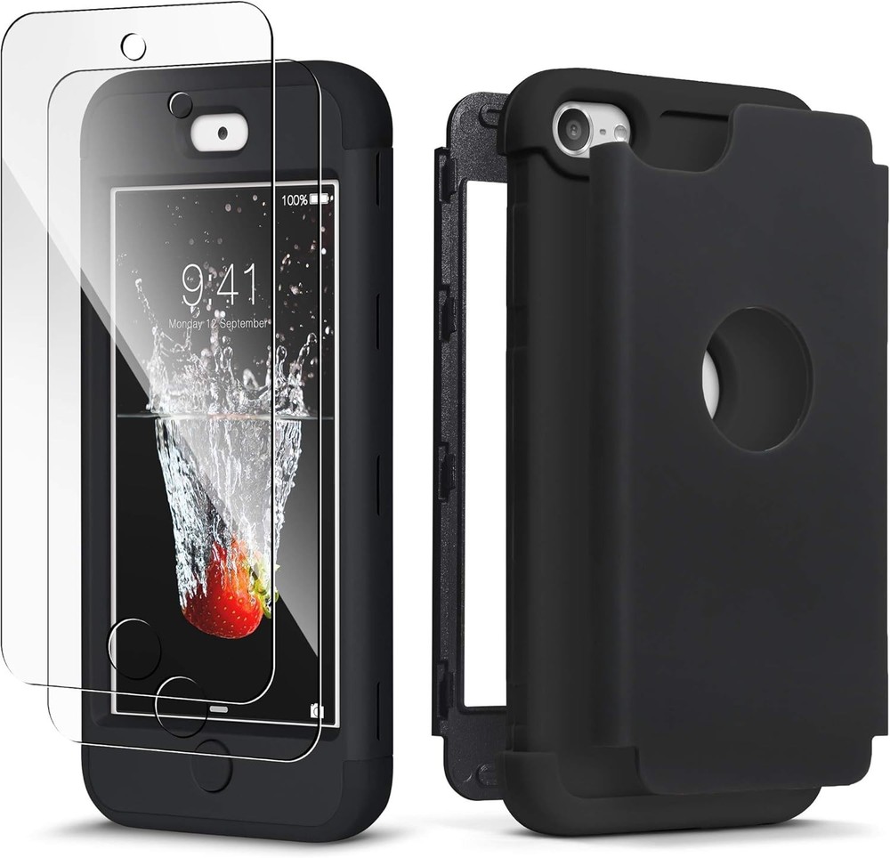 Stylish 3-Layer iPod Touch Case with Screen Protectors – Maximum Protection