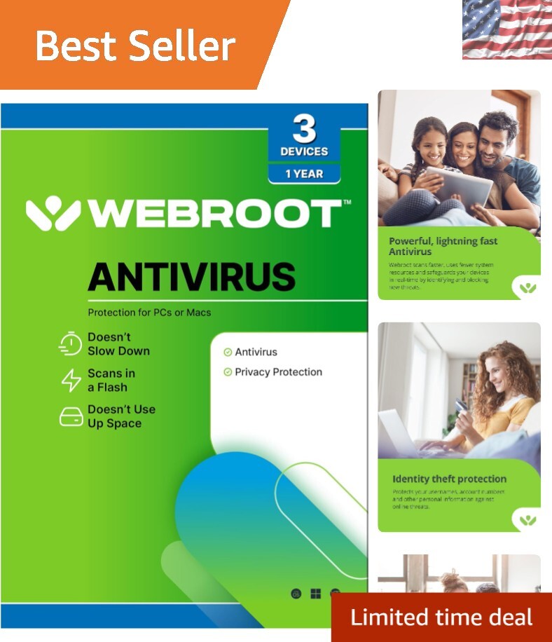Complete Antivirus Software 2024 | Efficient 3-Device Plan with System Optimizer