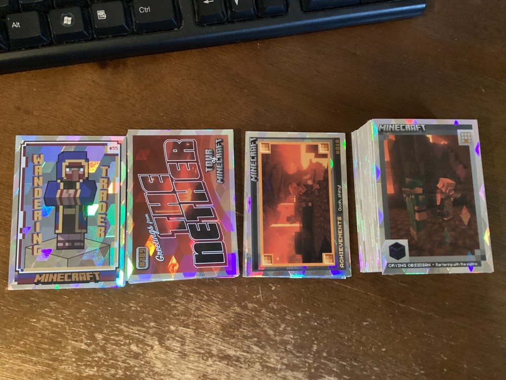 2024 panini minecraft cubic parallel pick your card