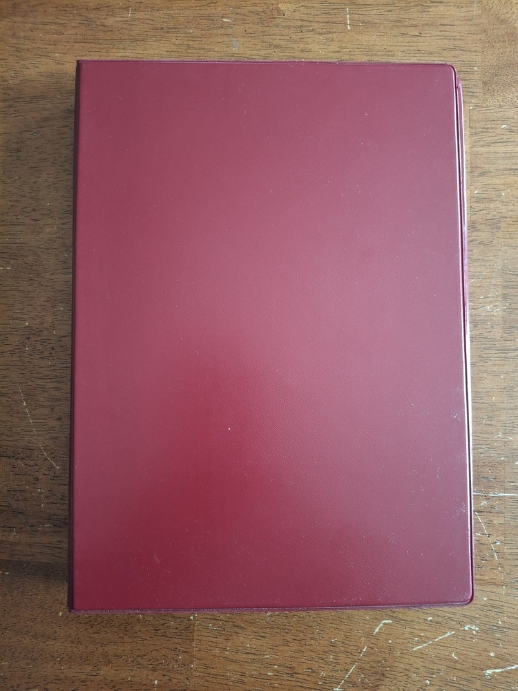 Nu Ace FDC Cover Album   With 20 Three Pocket Pages 120 cover capacity