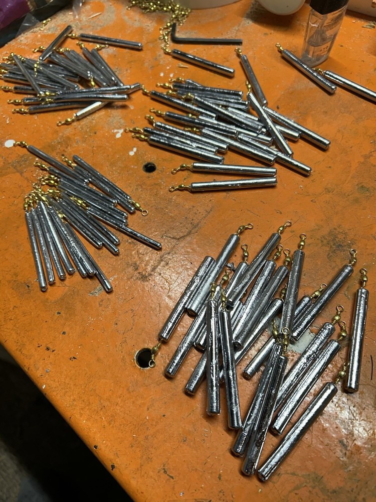 40 Pencil Sinkers 3/4 OZ