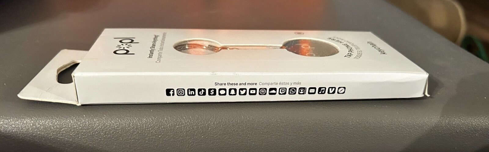 Popl Prisma Key Chain | Instantly Share Anything! | Popl Direct | NFC Tag