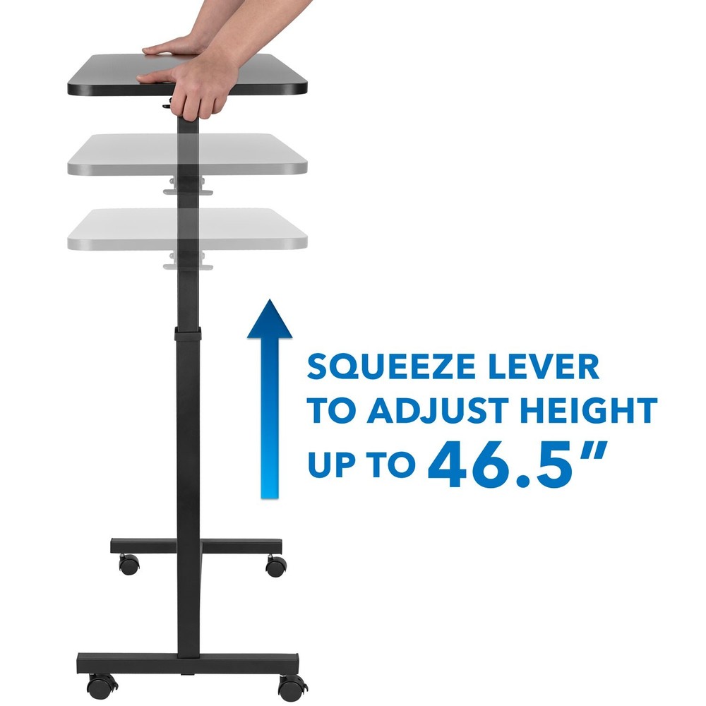 Mount-It! Adjustable Rolling Laptop Desk