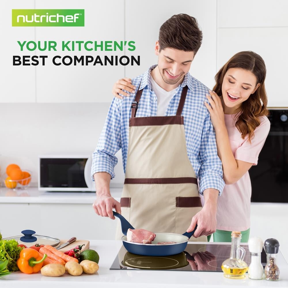 NutriChef 54 Pcs. Home Kitchen Cookware, Kitchen Tools, and Bakeware Set