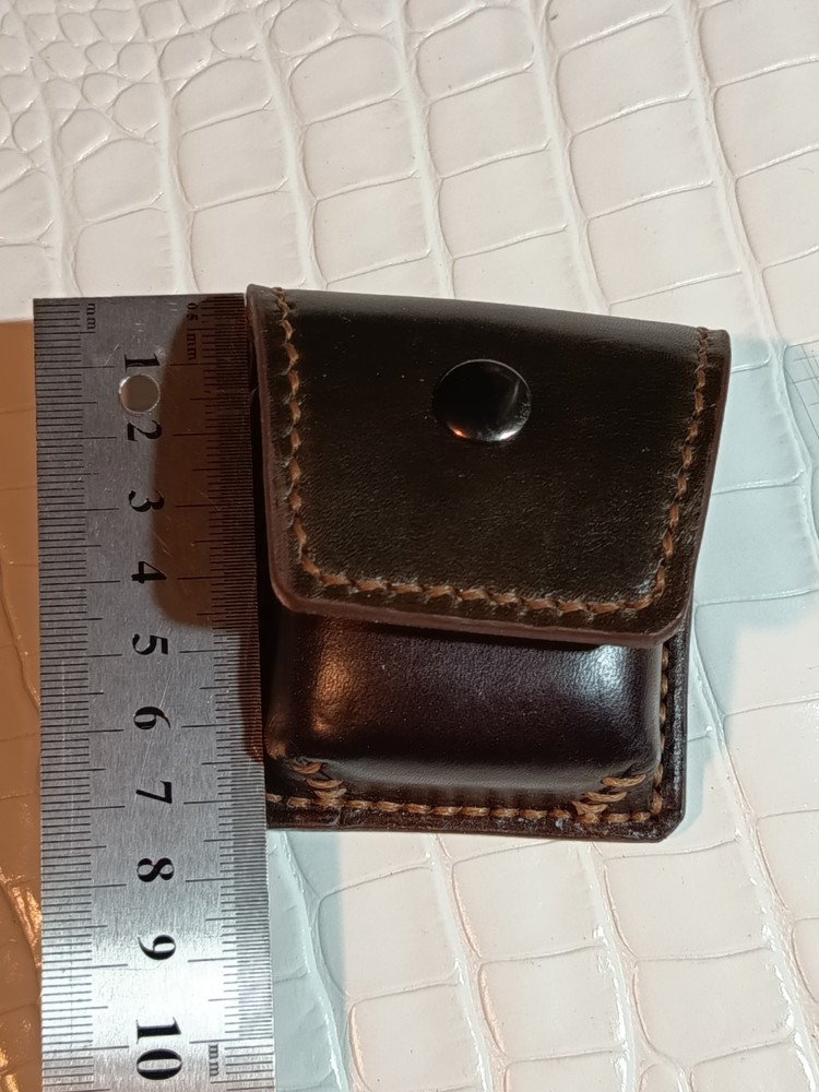 Handmade rigid leather keychain, keychain..