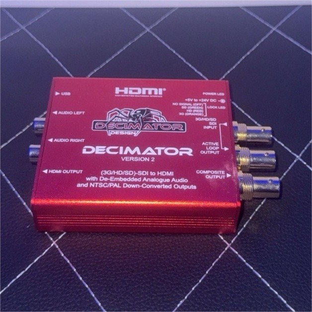 Decimator Version 2 SDI to HDMI Converter Console