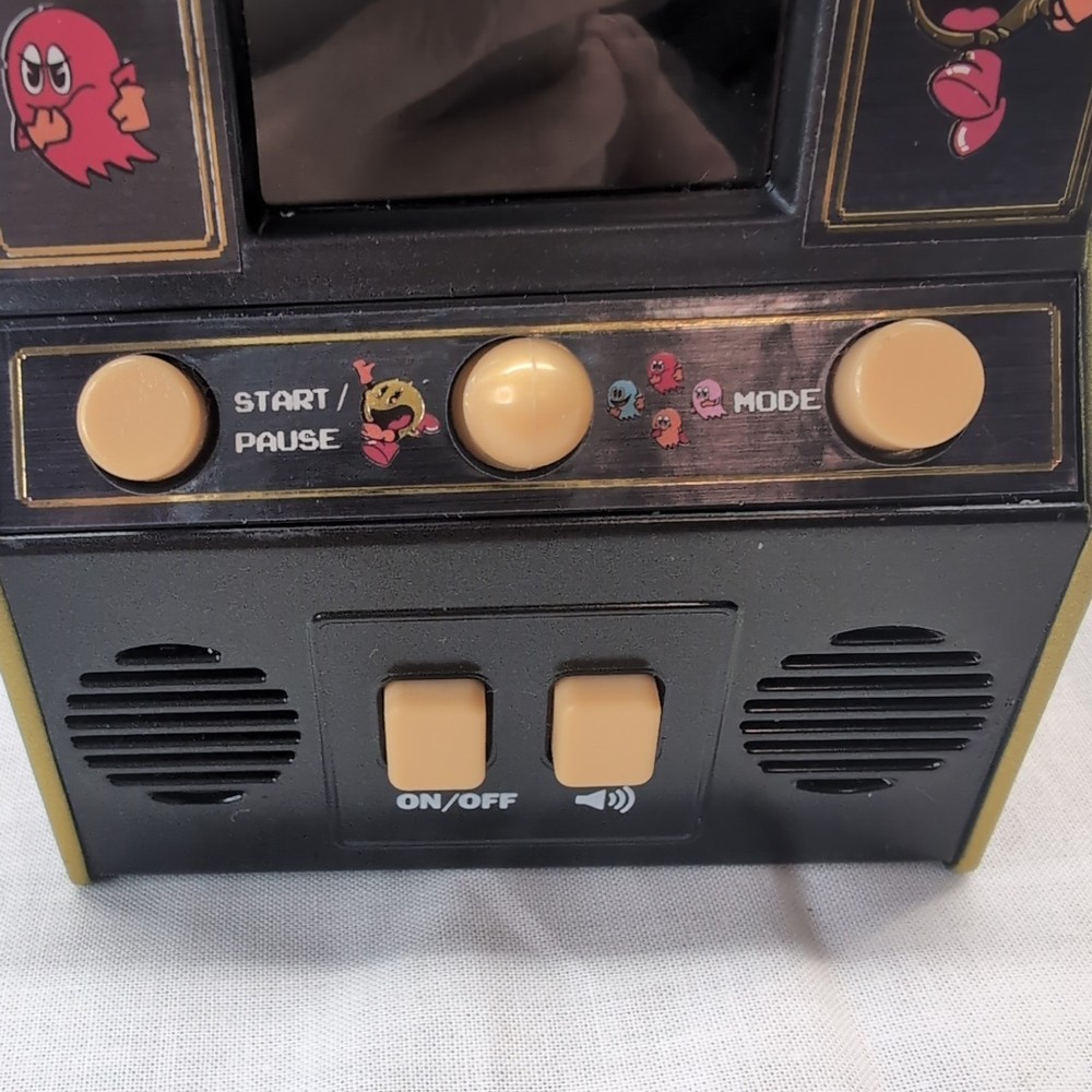 Pac-Man Color LCD Retro Mini Arcade Game Basic Fun Gold Variant Namco Tested