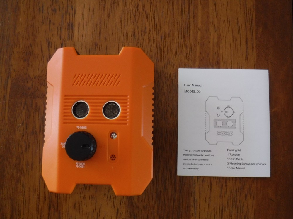 Automatic Ultrasonic Bark control Model- D3 Orange anti bark
