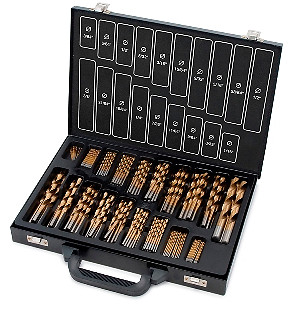TITAN 170 pc. Titanium Coated Drill Bit Set 11170