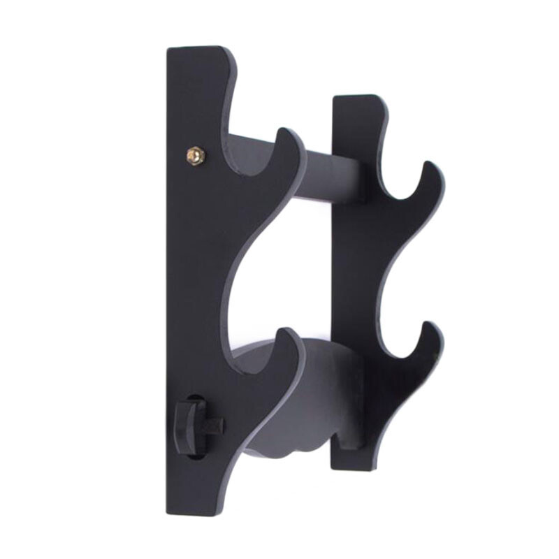 Wall Mount Samurai Sword Katana Holder Stand Bracket Assembly Display Rack Hot