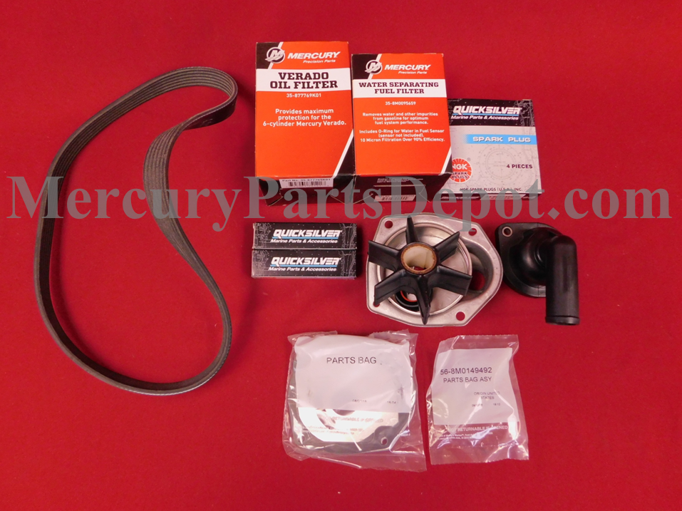 Mercury Maintenance Kit 300 Hour L6 Verado 200-400HP >2B144123 Part # 8M0149428