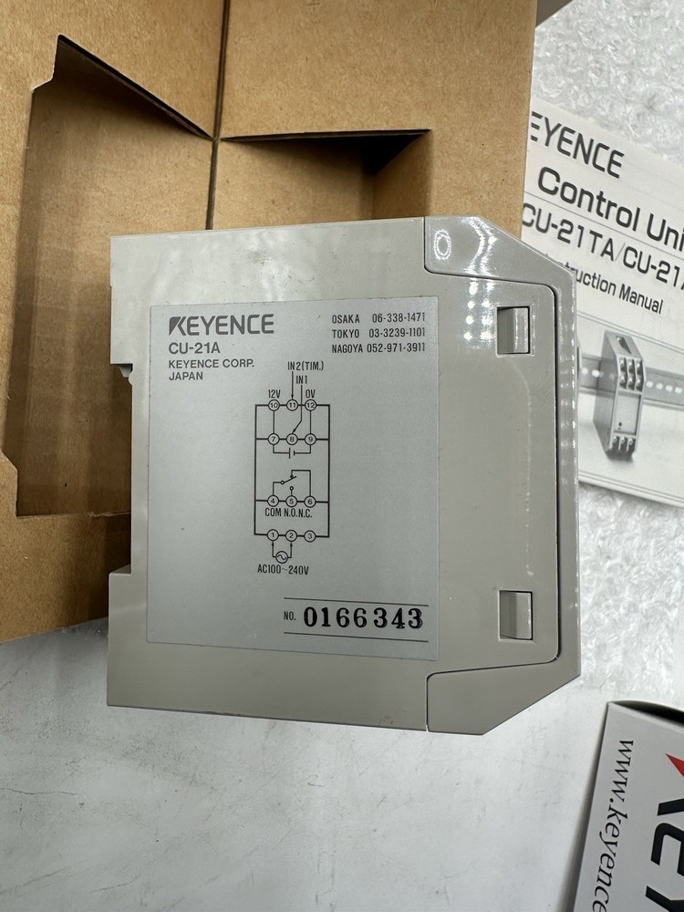 Keyence CU-21A Sensor Control Unit- New, Open Box