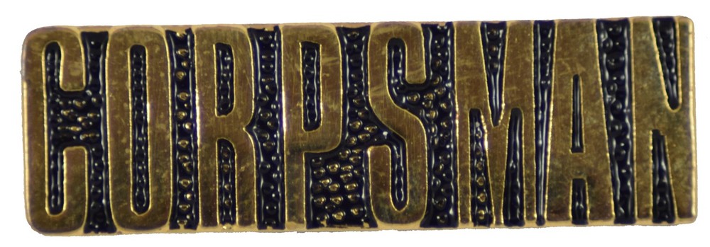 CORPSMAN SCRIPT HAT PIN