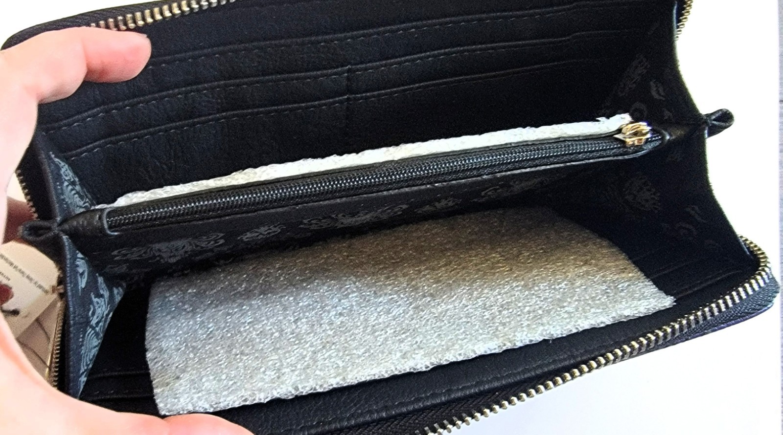 Loungefly Disney Parks Haunted Mansion Purple Wallpaper Wallet NEW Unused NWT