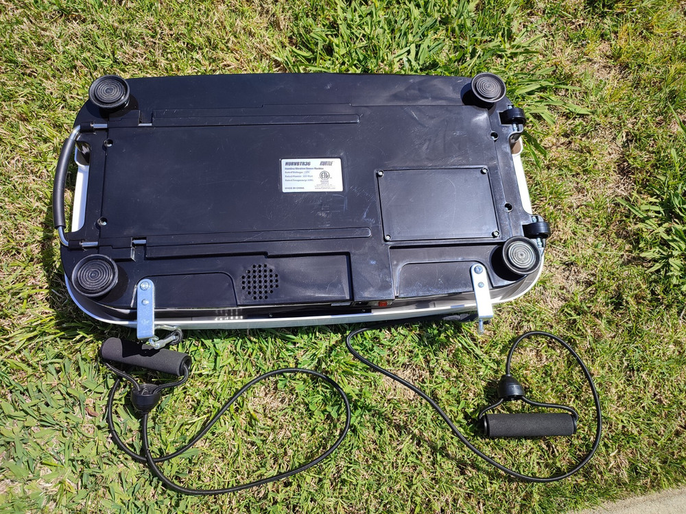HURTLE *NO REMOTE* White Vibration Platform Board Exercise HURVBTR36