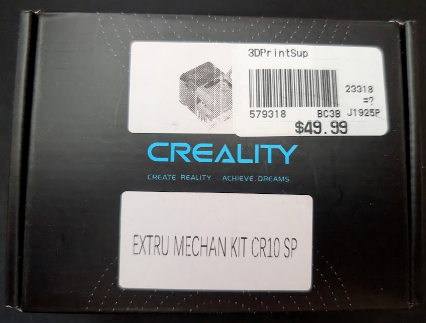 Creality Metal Extrusion Mechanism Kit for CR-10 Smart Pro.
