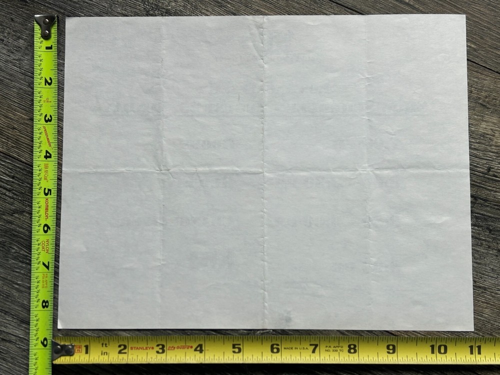 KISS Concert Backstage Sign Alive Reunion Tour Los Angeles Aug 25 Vintage Kiss