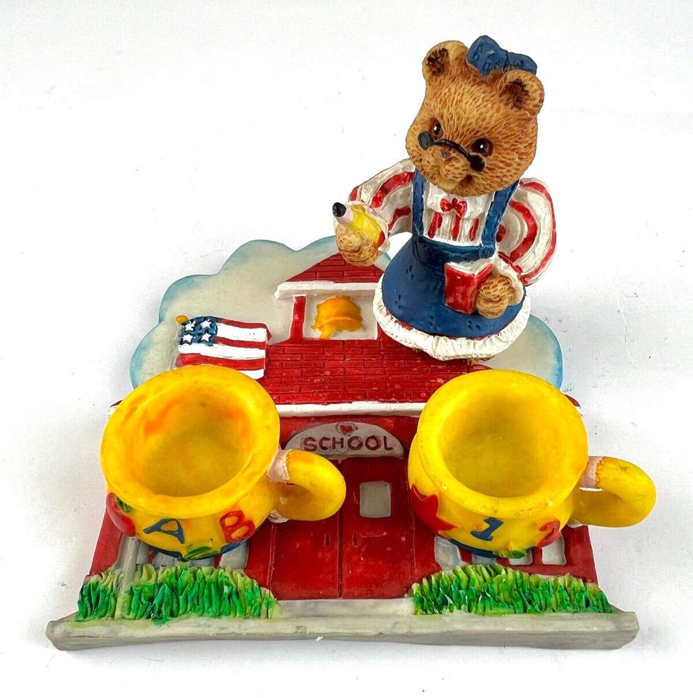 Decorative Miniature Mini Tea Set School Teacher Bear