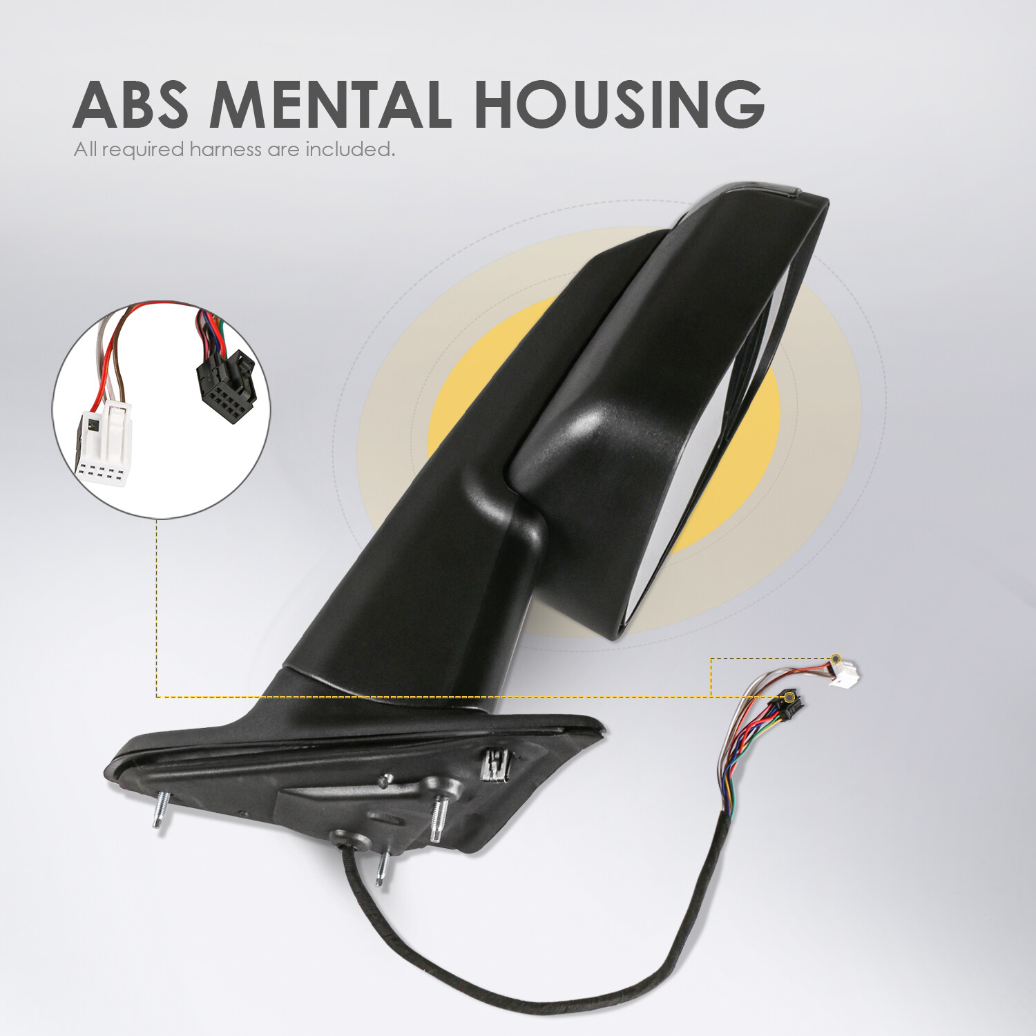 Set(2) Power Heated Tow Mirrors For 2009-2018 Dodge Ram 1500 2010-2018 2500 3500