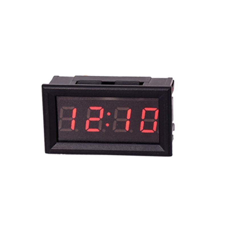 Digital Car Clock Auto Electronic Clock 24h LED Digital Display Motorcycle Clock
