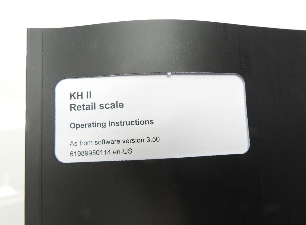 NEW! Bizerba KH Series KH II 100 PRO 30 lb. PC Countertop Computing Scale