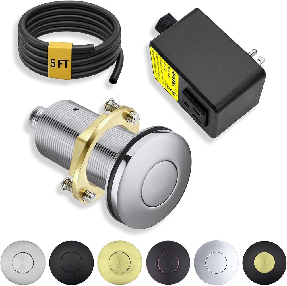 Garbage Disposal Air Switch Button Kit