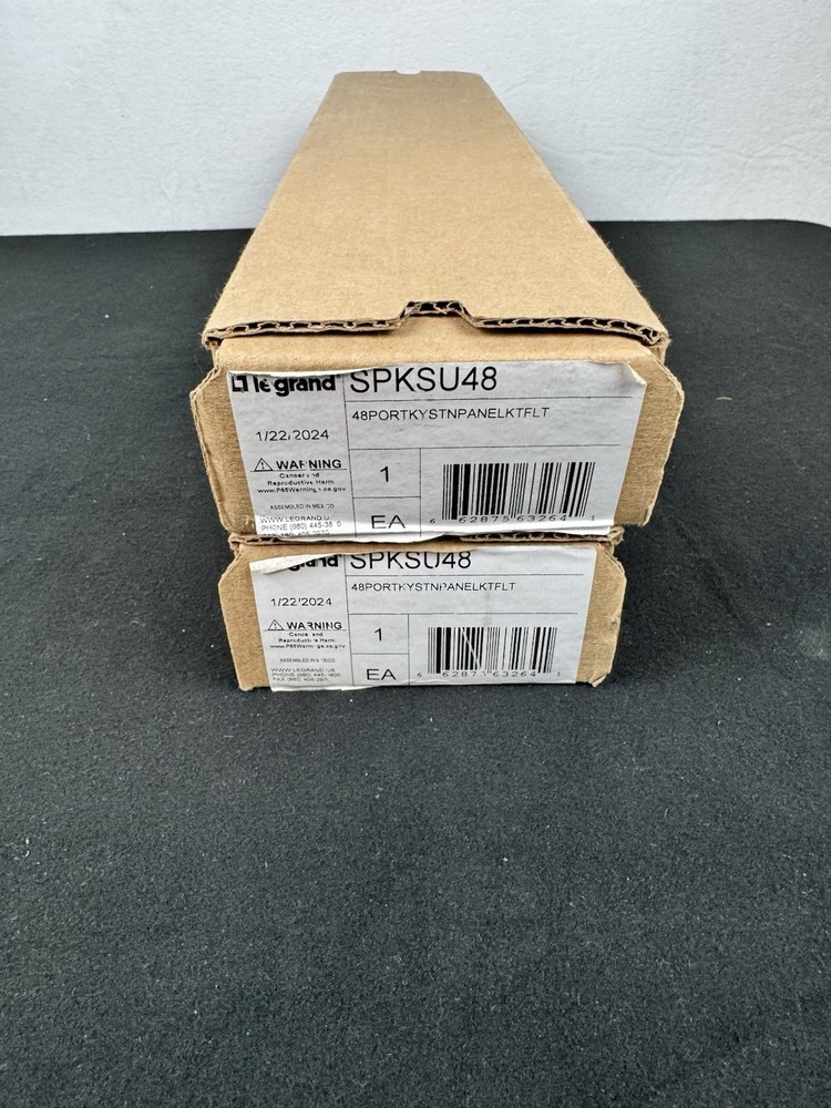 Legrand/Ortronics Patch Panel Kit 48 Ports Unloaded SPKSU48