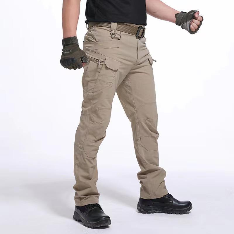 Mens Cargo Pants Tactical Waterproof Work Trousers Outdoor Hiking Combat Pants