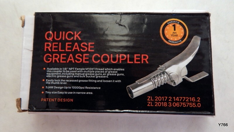 Grease Gun Coupler 1/8" FNPT M10X1 Thread