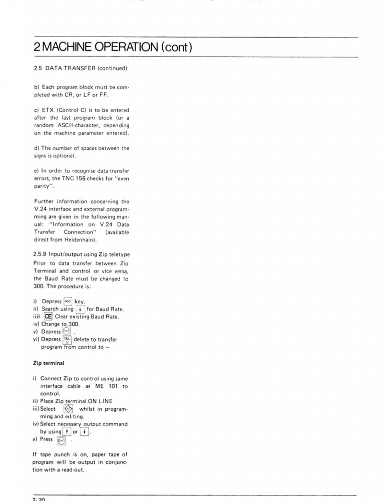 Bridgeport Interact 720 Operating Manual & Programming Guide *379