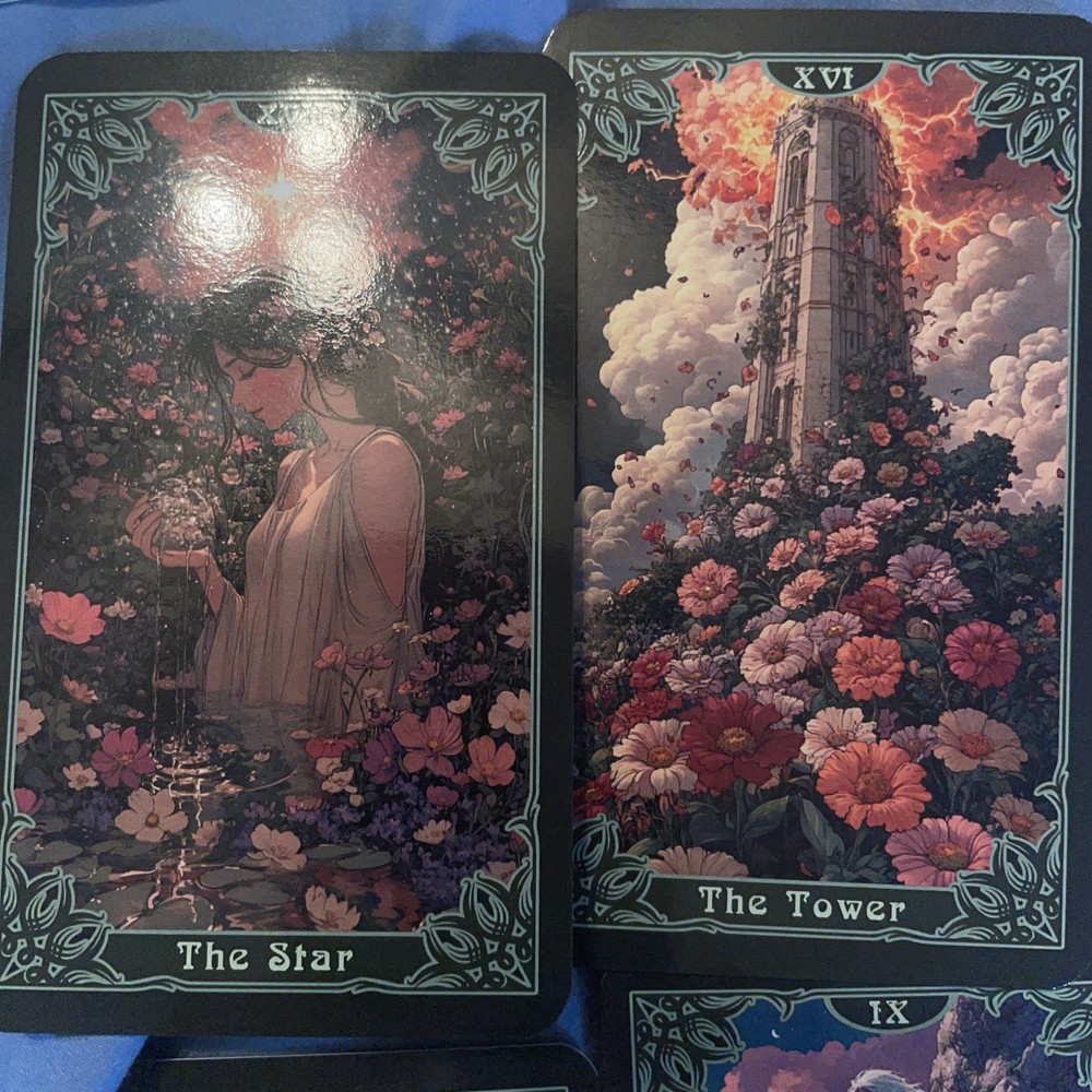 Blooming tarot deck used excellent condition